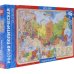 Карта-пазл. Россия политическая, 260 деталей