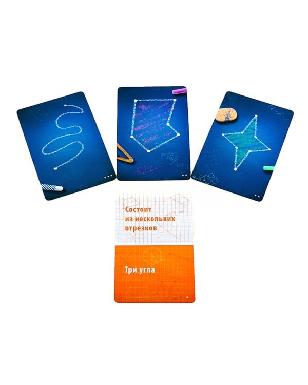 Развивающая настольная игра 2 в 1. Геокомплект