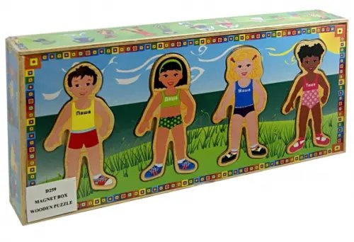 Магнитные пазлы. Друзья