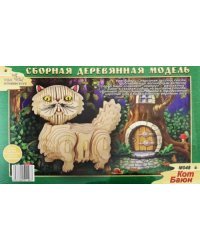 Сборная деревянная модель. Кот Баюн