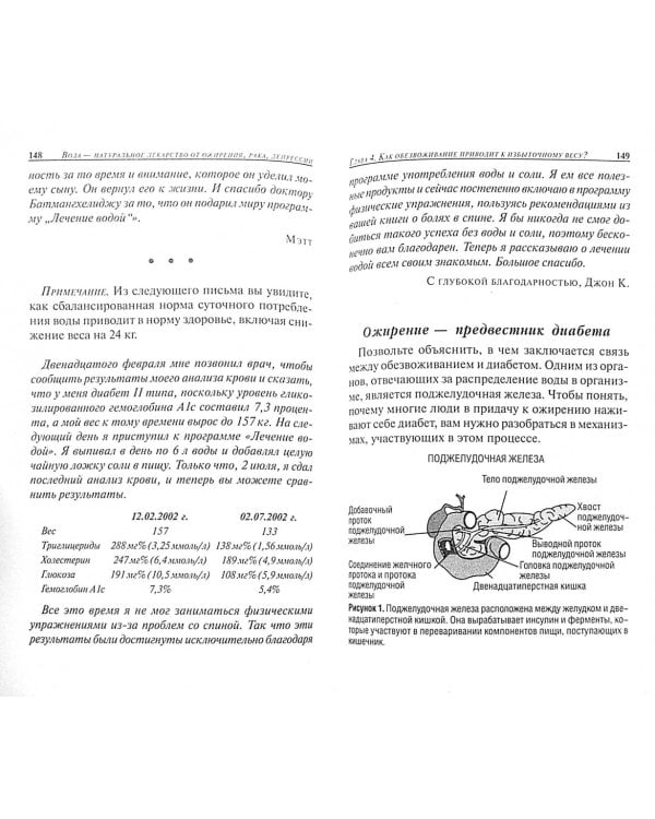 Вода - натуральное лекарство от ожирения, рака, депрессии
