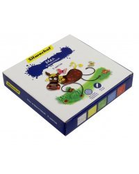 Мел асфальтовый "Пластилиновая коллекция", 5 цветов