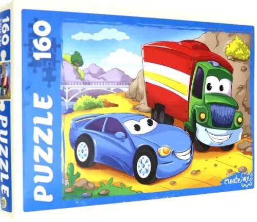 Пазл. Тачки в пути, 160 элементов Пазл. Тачки в пути, 160 элементов