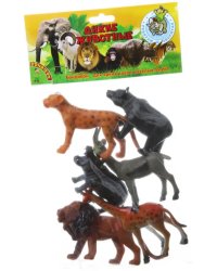 Набор животных. Дикие животные, 6 штук