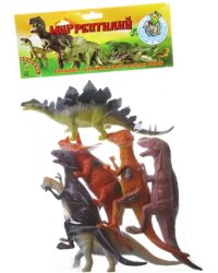 Набор животных. Динозавры, 6 штук