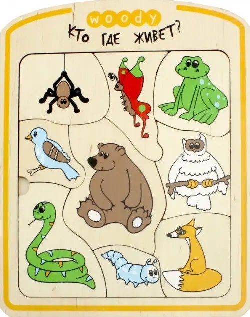 Рамка-вкладыш. Кто где живет? Рамка-вкладыш. Кто где живет?