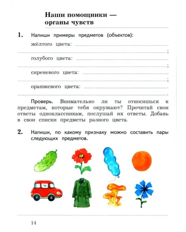 Окружающий мир. 2 класс. Тетрадь для проверочных работ. В 2-х частях. Часть 1