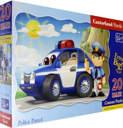 Пазл. Полицейский патруль, 20 элементов