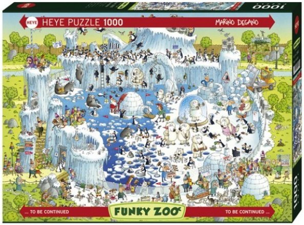 Пазл. Полярный зоопарк, 1000 элементов Пазл. Полярный зоопарк, 1000 элементов