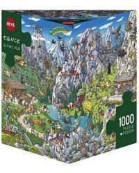 Пазл. Туристы в Альпах, 1000 элементов