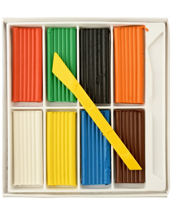 Пластилин "Каляка-Маляка", 8 цветов, 120 грамм, стек