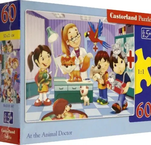 Пазл-midi. Ветеринар, 60 элементов Пазл-midi. Ветеринар, 60 элементов