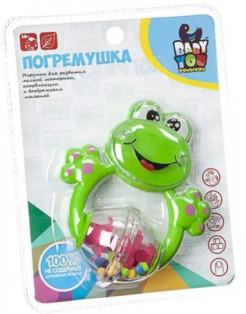 Погремушка. Лягушка Погремушка. Лягушка