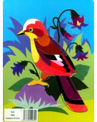 Деревянный пазл. Сойка