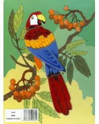 Деревянный пазл. Попугай