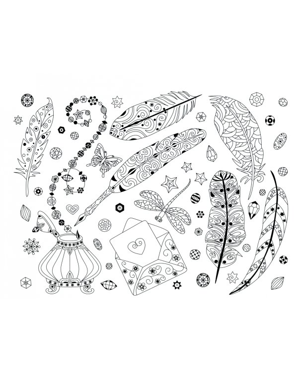 Книга волшебных животных. Раскрась меня