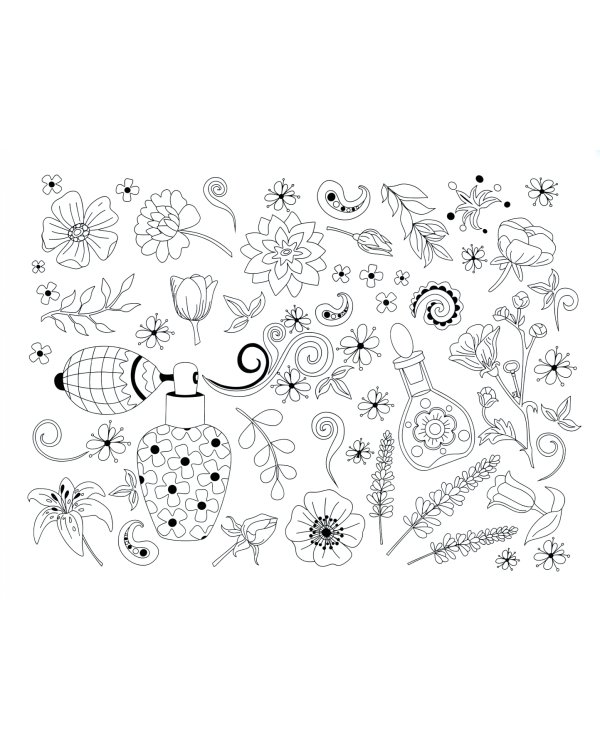 Книга волшебных растений. Раскрась меня