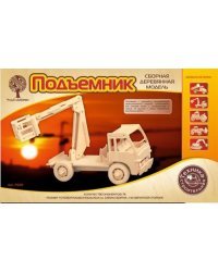 Сборная деревянная модель. Подъемник
