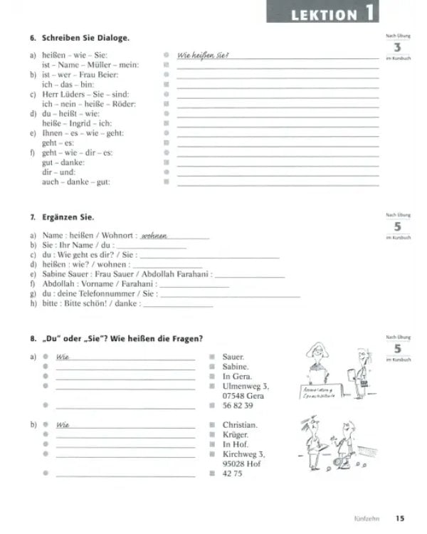 Themen aktuell 1. Niveaustufe A1. Arbeitsbuch Russisch. Deutsch als Fremdsprache