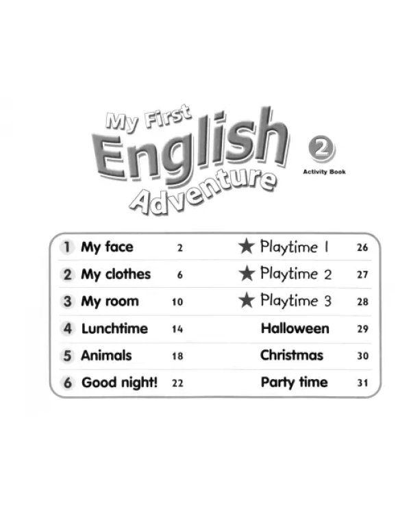 My First English Adventure 2. Activity Book