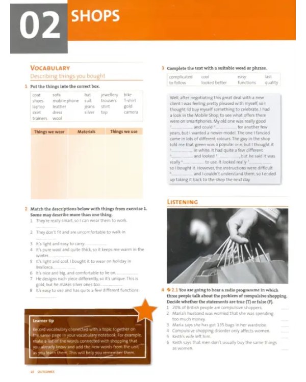 Outcomes. Pre-Intermediate. Workbook (+ Audio CD)