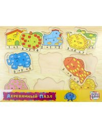 Пазл деревянный "Простая арифметика"