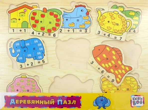 Обложка книги «Пазл деревянный "Простая арифметика"»