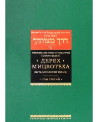 Дерех мицвотеха (Путь заповедей твоих). В 6 томах. Том 3