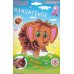 Фигурка из помпона. Мамонтенок
