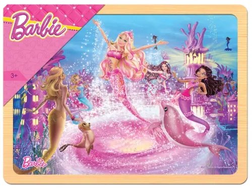 Игра-пазл из дерева. Барби Игра-пазл из дерева. Барби