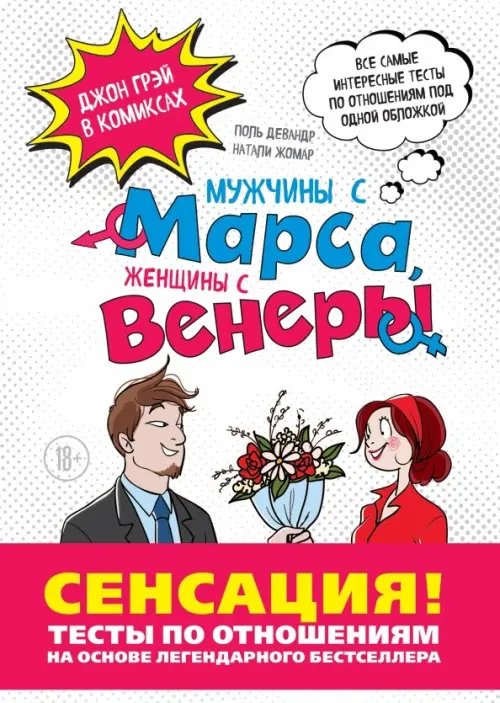 Комиксы по Грэю Мужчины с Марса, Женщины с Венеры. Тесты по отношениям по Грэю