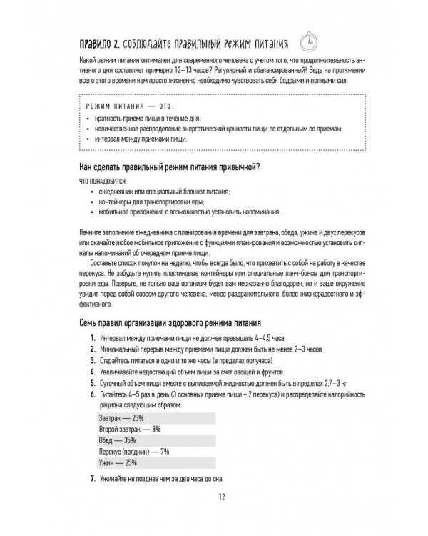 Счетчик калорий. Основы правильного питания