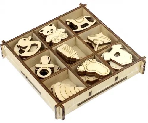 Набор украшений в коробке "Детский №1" Набор украшений в коробке "Детский №1"