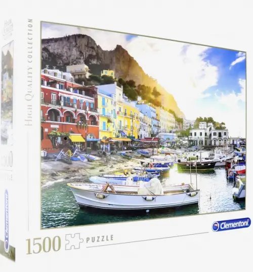 Пазл. Италия. Остров Капри, 1500 элементов Пазл. Италия. Остров Капри, 1500 элементов