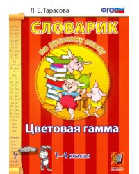 Русский язык. 1-4 классы. Словарик. Цветовая гамма. ФГОС