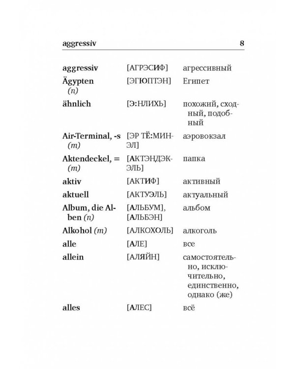 Немецко-русский. Русско-немецкий словарь с произношением