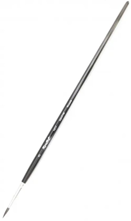 Кисть художественная, белка, круглая, №3, длинная ручка Кисть художественная, белка, круглая, №3, длинная ручка