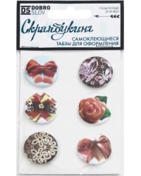 Табзы "Бантики", 25 мм, 6 штук