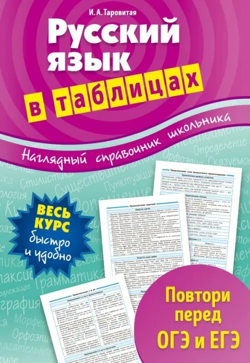 Русский язык в таблицах. 5-11 классы