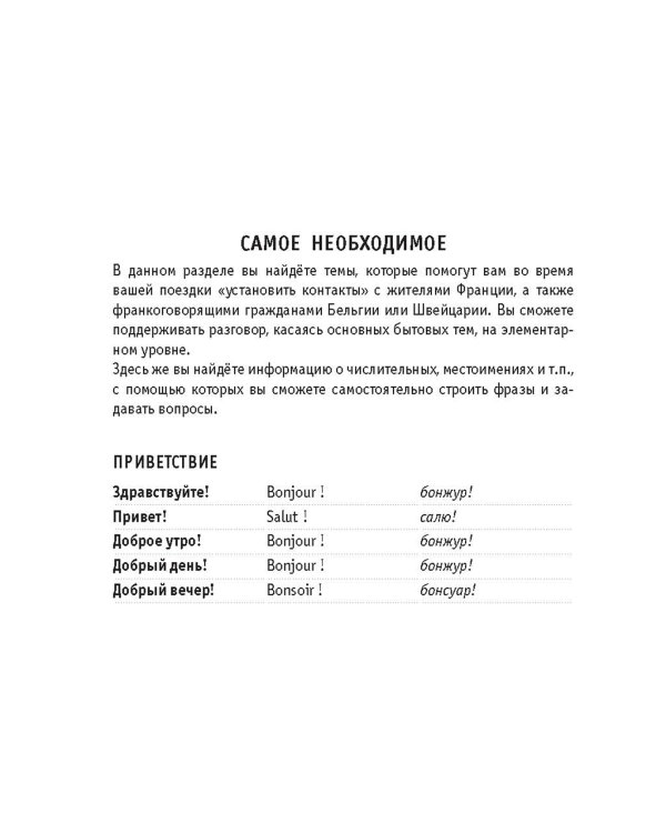 Русско-французский разговорник