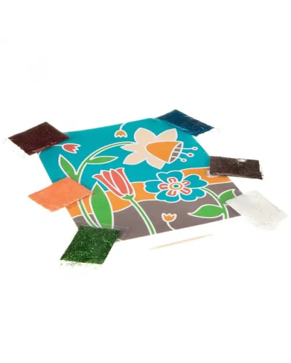 Фреска. Цветочная поляна