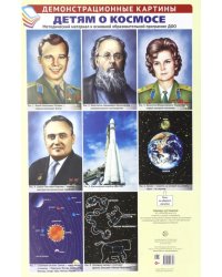 Детям о космосе. Методический материал к основной образовательной программе ДОО (8 плакатов)