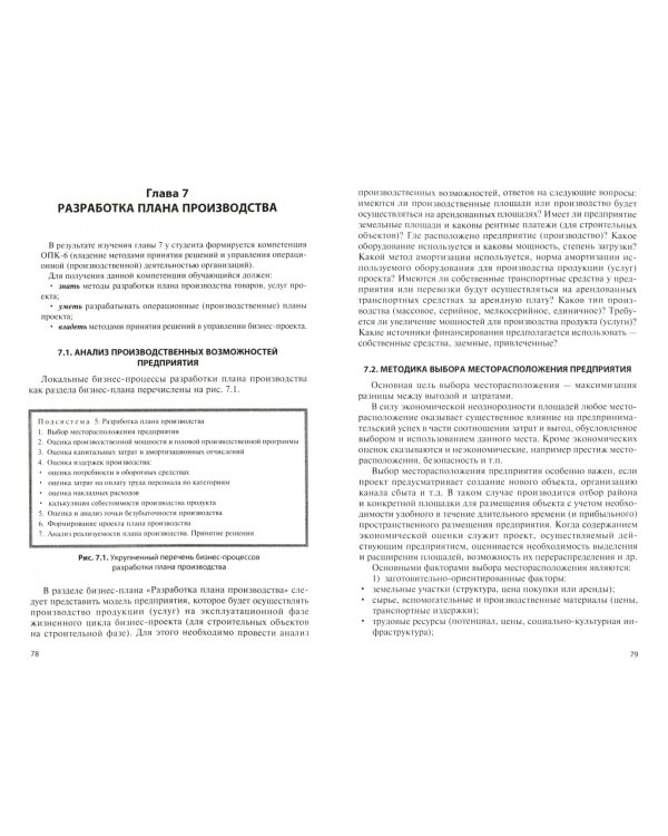 Разработка бизнес-плана проекта. Учебное пособие