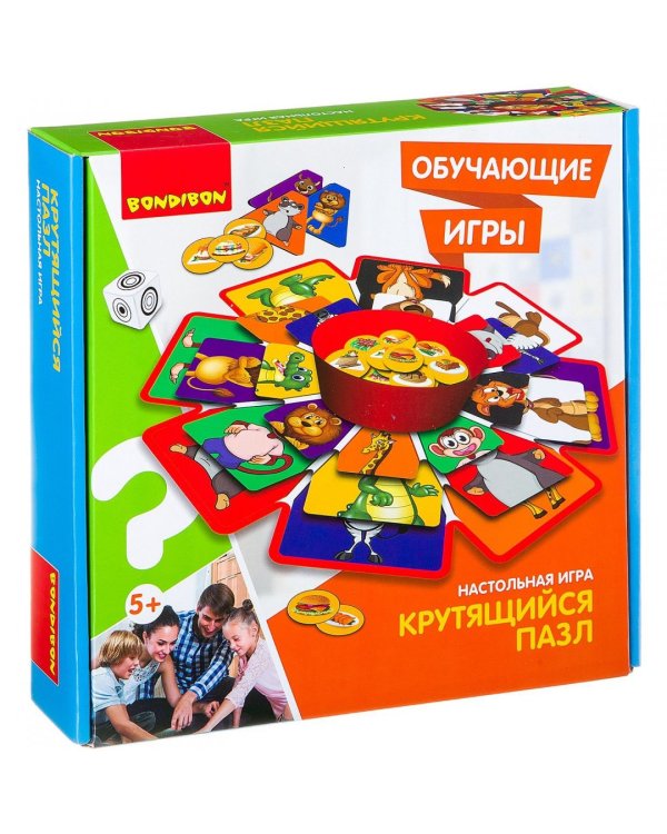 Настольная игра. Крутящий пазл