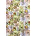 Бумага упаковочная "Марки с цветами", 70x100 см