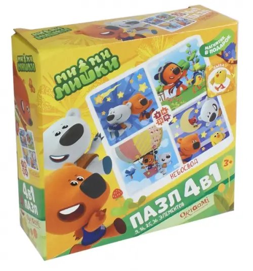 Пазл 4 в 1. МиМиМишки. Небосвод Пазл 4 в 1. МиМиМишки. Небосвод