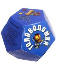 Головоломка. Додекаэдр, синий