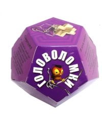 Головоломка. Додекаэдр, фиолетовый