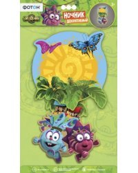 Ночник декоративный. Смешарики. Легенда о золотом драконе, Крош и Ёжик в джунглях
