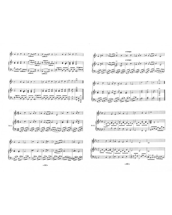 Вокализы. Ноты